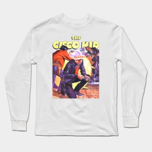 The Cisco Western Kid Cowboy Vintage Retro Comic Horse Long Sleeve T-Shirt